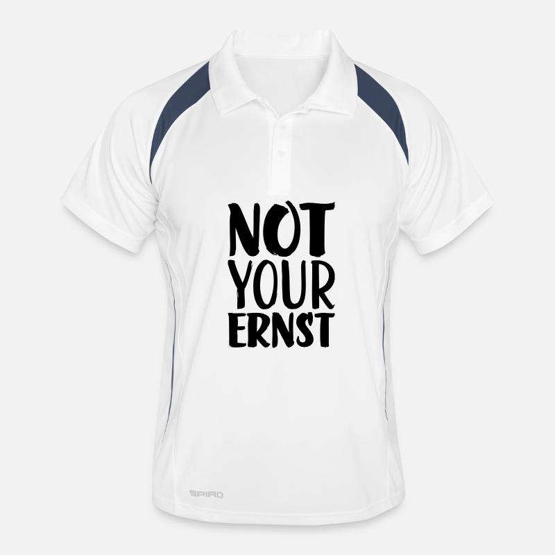 Not your ernst Männer Polo atmungsaktiv