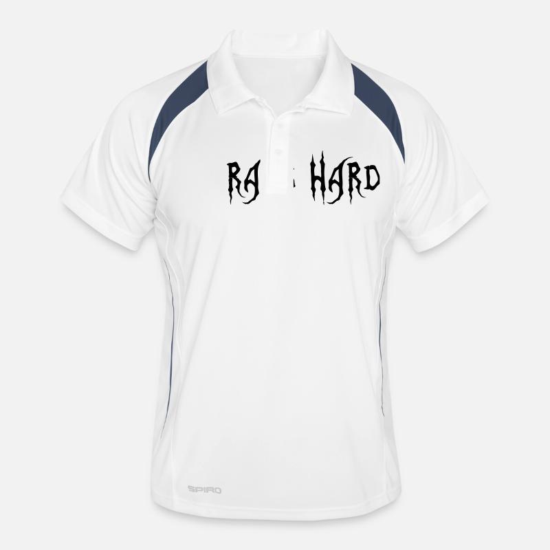 Rave Hard Männer Polo atmungsaktiv