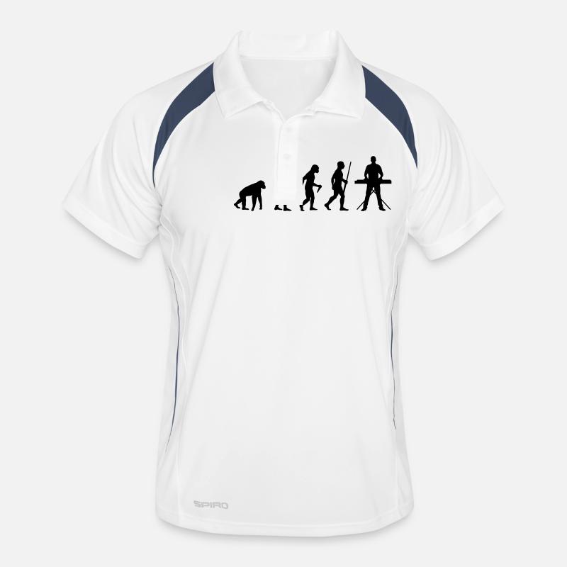 Keyboard Evolution Männer Polo atmungsaktiv