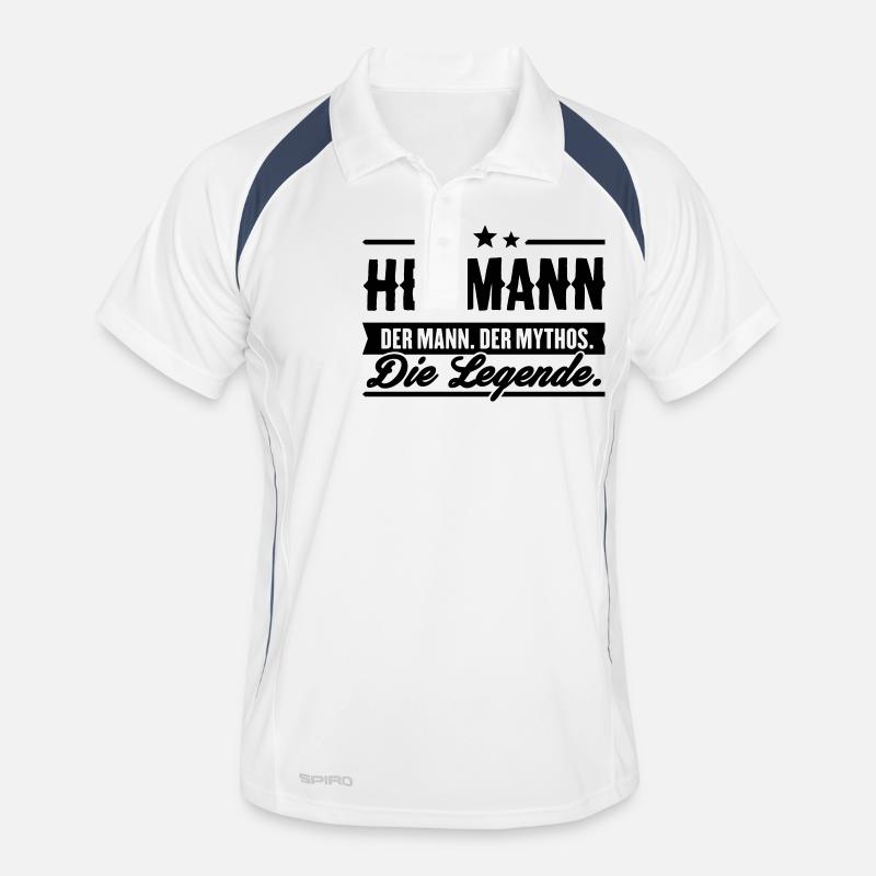 Man Myth Legend Hermann Polo respirant Homme