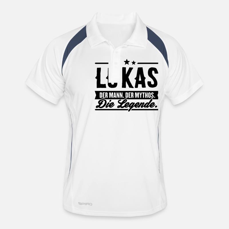 Man Myth Legend Lukas Men's Polo breathable