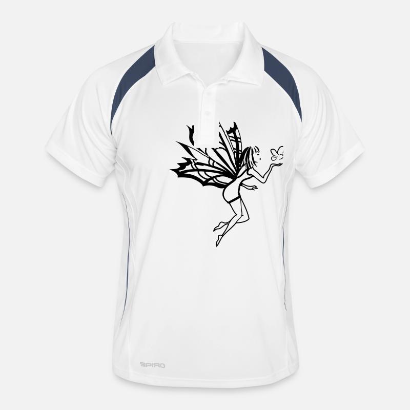Fairy bird Men's Polo breathable