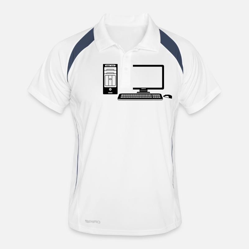 souris écran du clavier image d'affichage de l'ord Polo respirant Homme