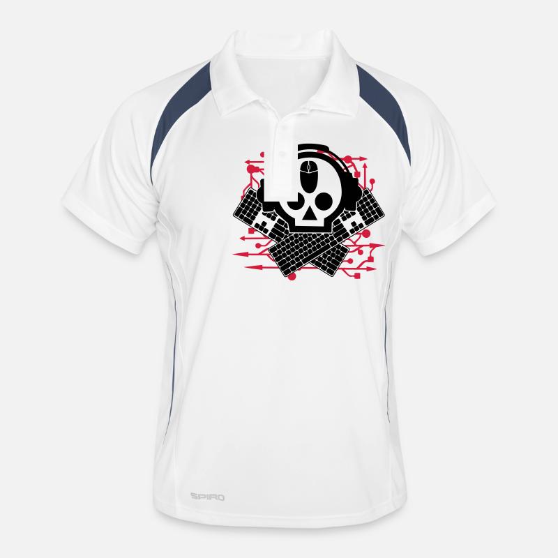 skully Men's Polo breathable