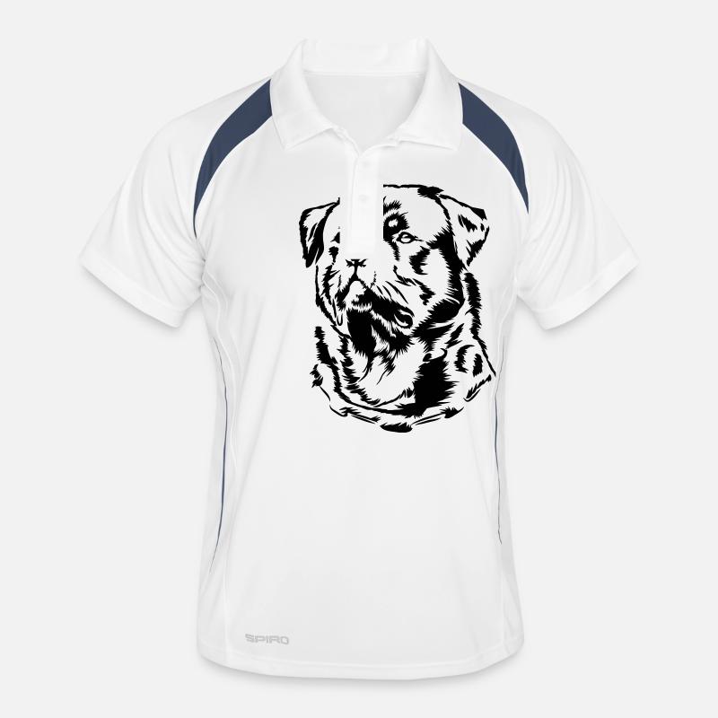 Rottweiler Männer Polo atmungsaktiv