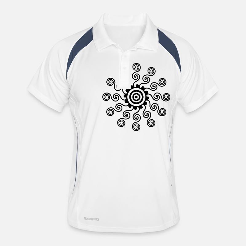 016 - spiral flow Männer Polo atmungsaktiv