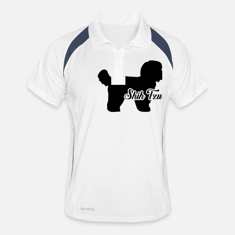 Shih Tzu Männer Polo atmungsaktiv