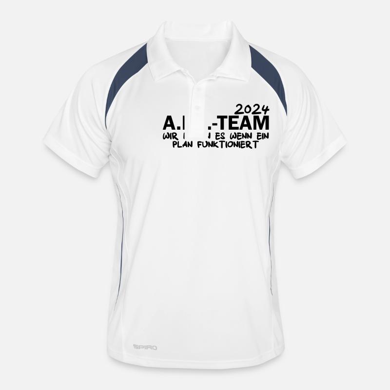 Abi Team 2024 Abimotto Männer Polo atmungsaktiv