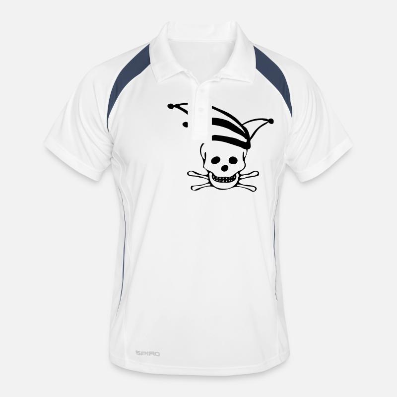 crâne carnaval Polo respirant Homme