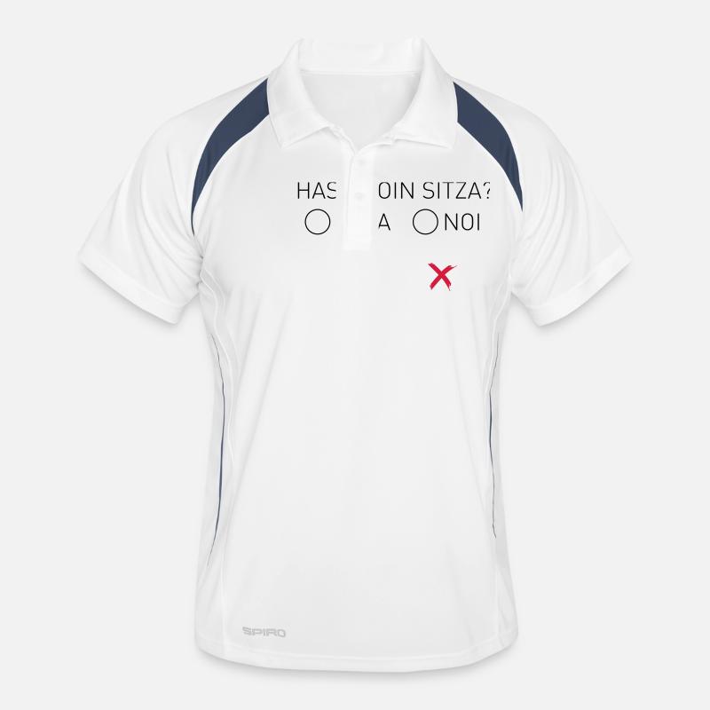 Hasch oin? Männer Polo atmungsaktiv