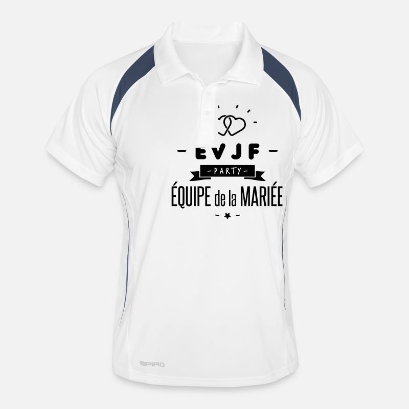EVJF party Polo respirant Homme