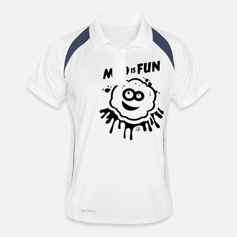 Mud is Fun Men's Polo breathable