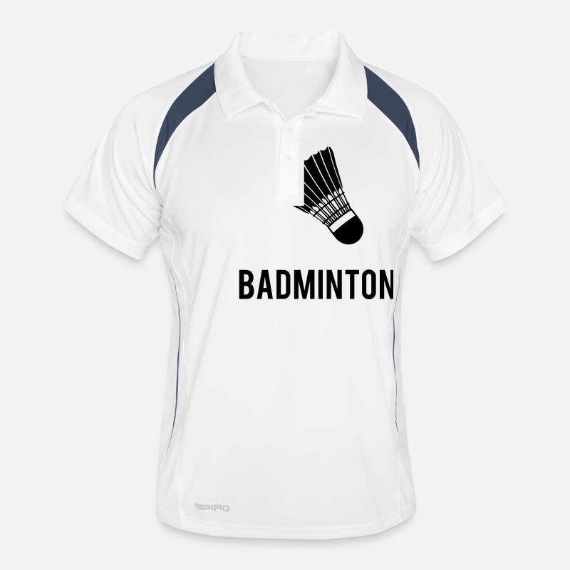 Badminton Männer Polo atmungsaktiv