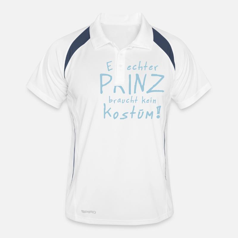 ein echter prinz kostüm Männer Polo atmungsaktiv