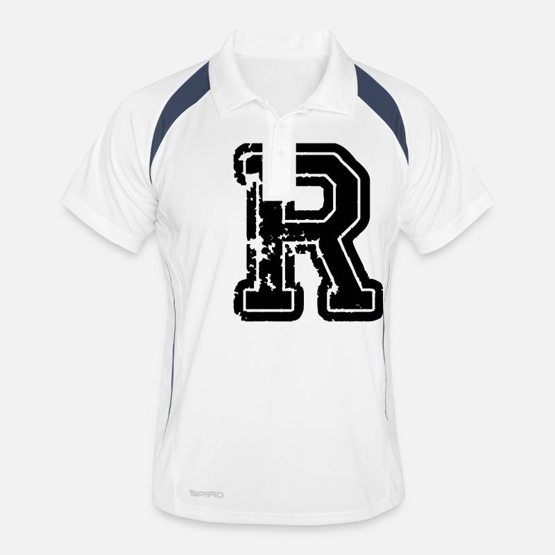 buchstabe_r Polo respirant Homme