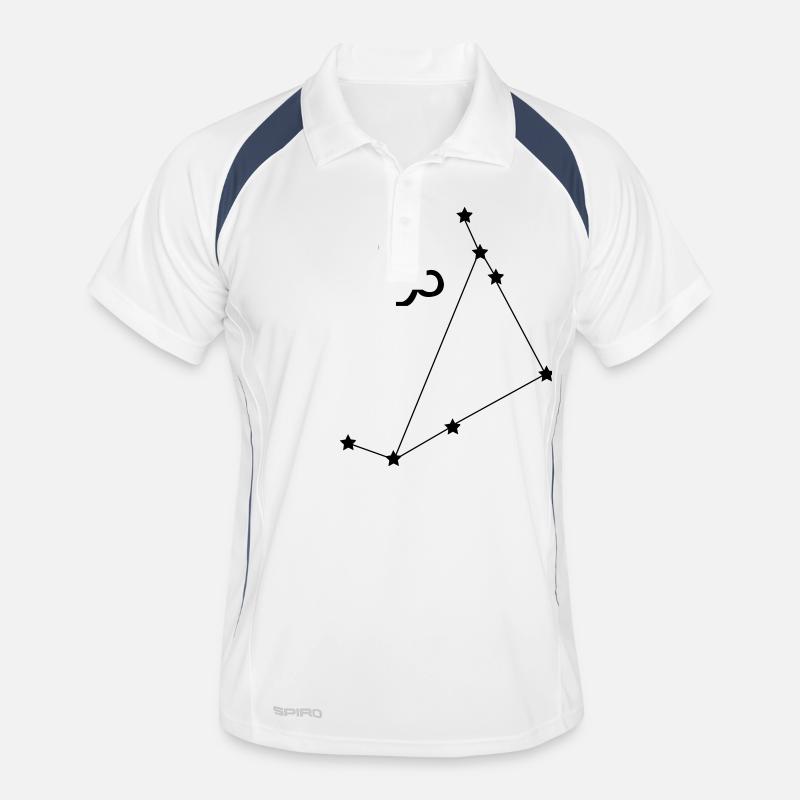Constellation du Zodiaque le Capricorne Polo respirant Homme