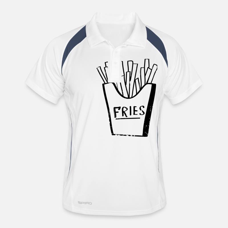 Frites! Frites frites Polo respirant Homme