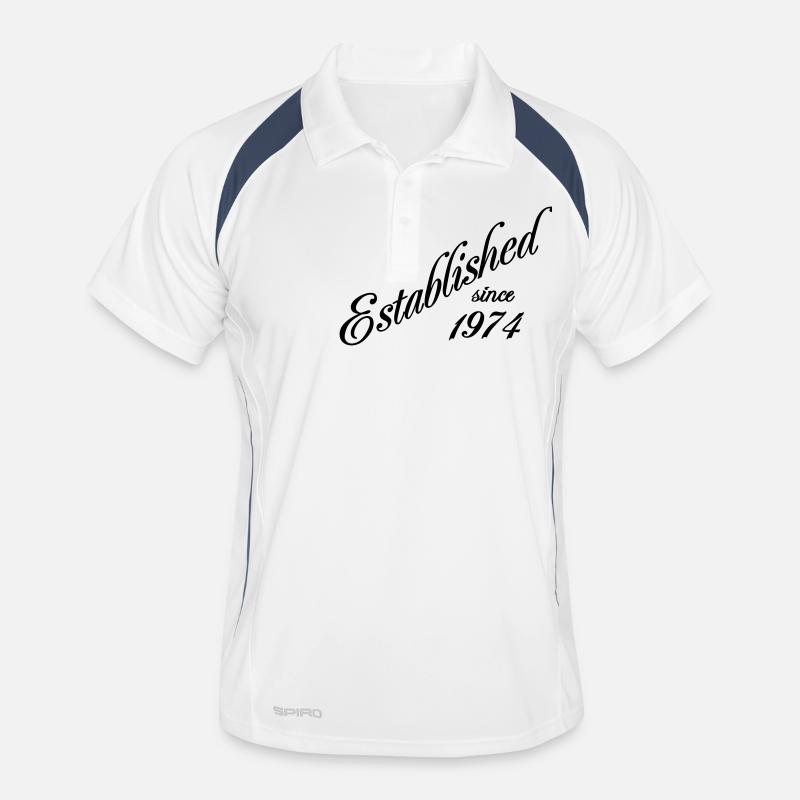 Established since 1974 Men's Polo breathable