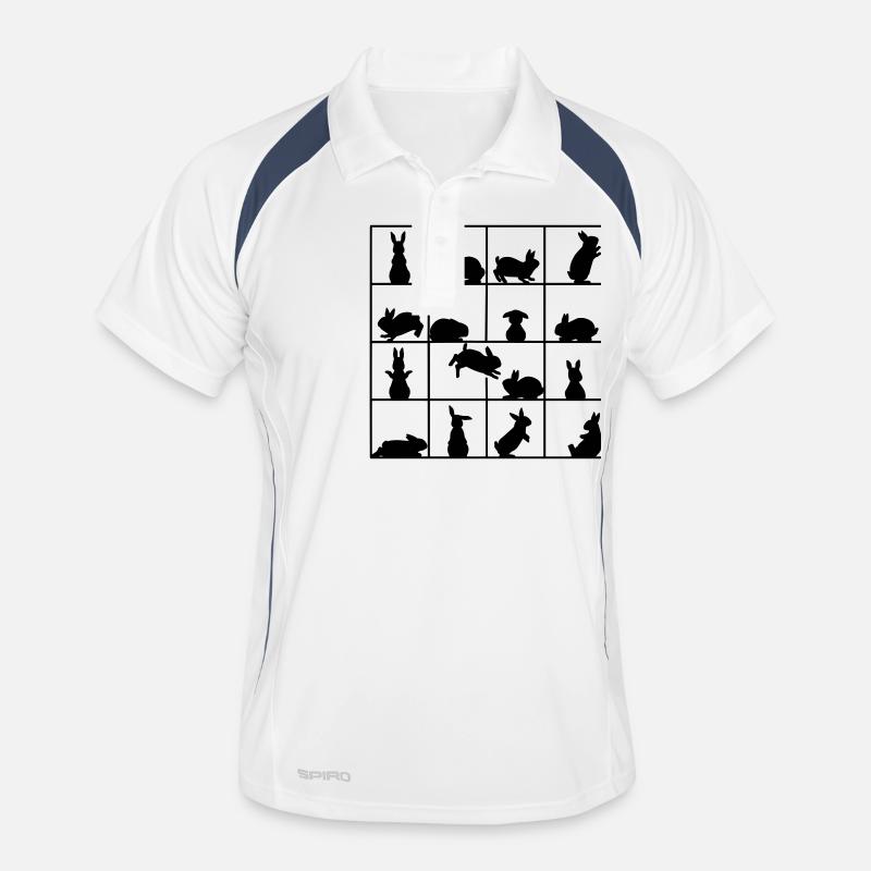 Rabbit cube Men's Polo breathable