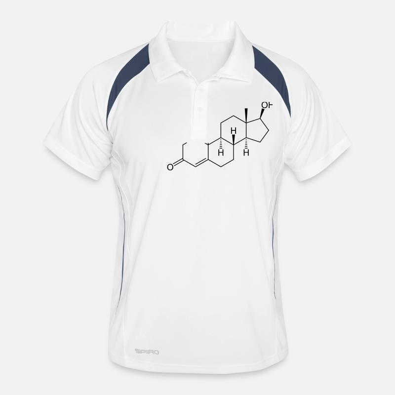 testosterone Männer Polo atmungsaktiv