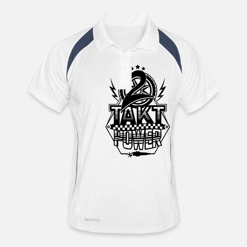 2-Takt-Power / Zweitakt Power Männer Polo atmungsaktiv