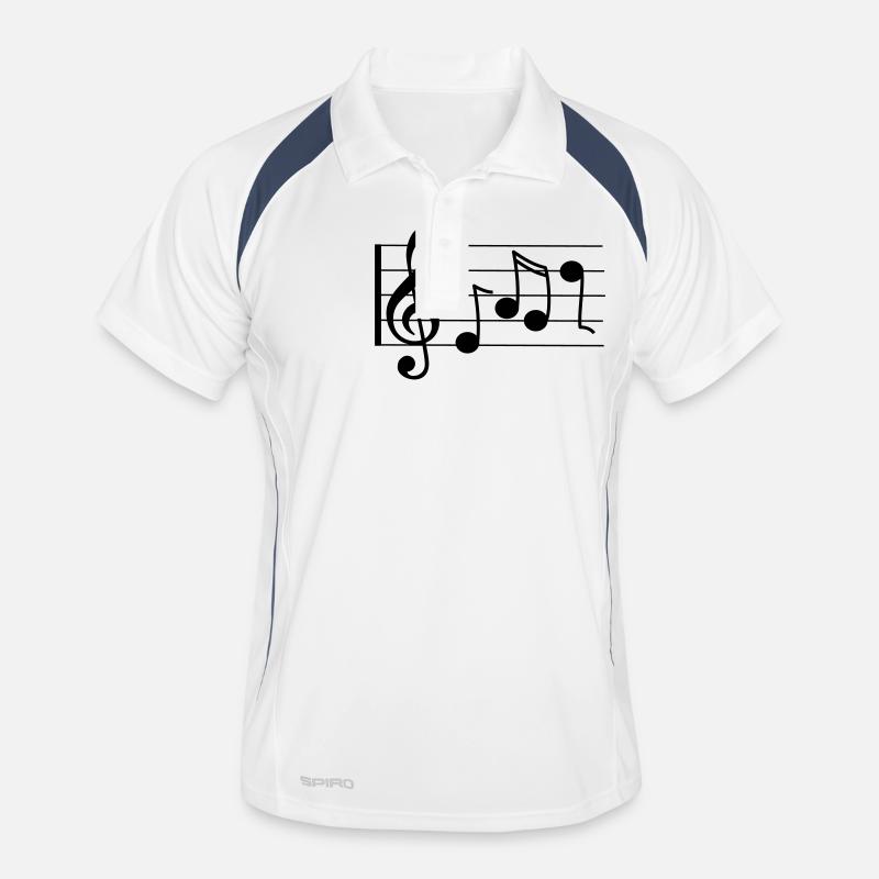 Personnel aigus avec des notes Polo respirant Homme