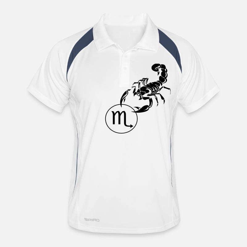 Sternzeichen Skorpion Männer Polo atmungsaktiv