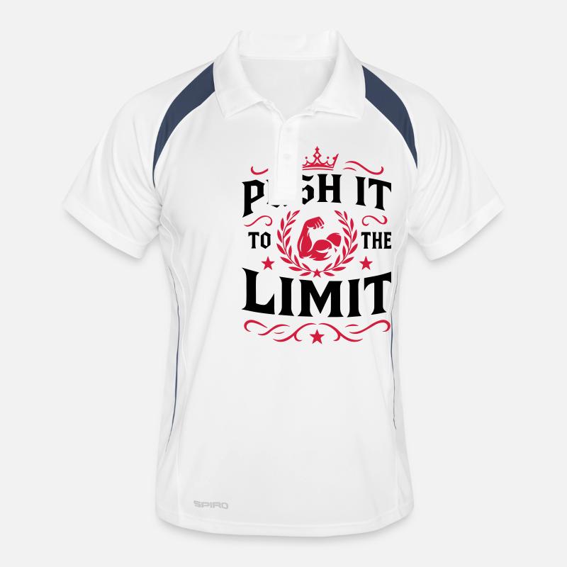 Poussez le bout de votre action Polo respirant Homme