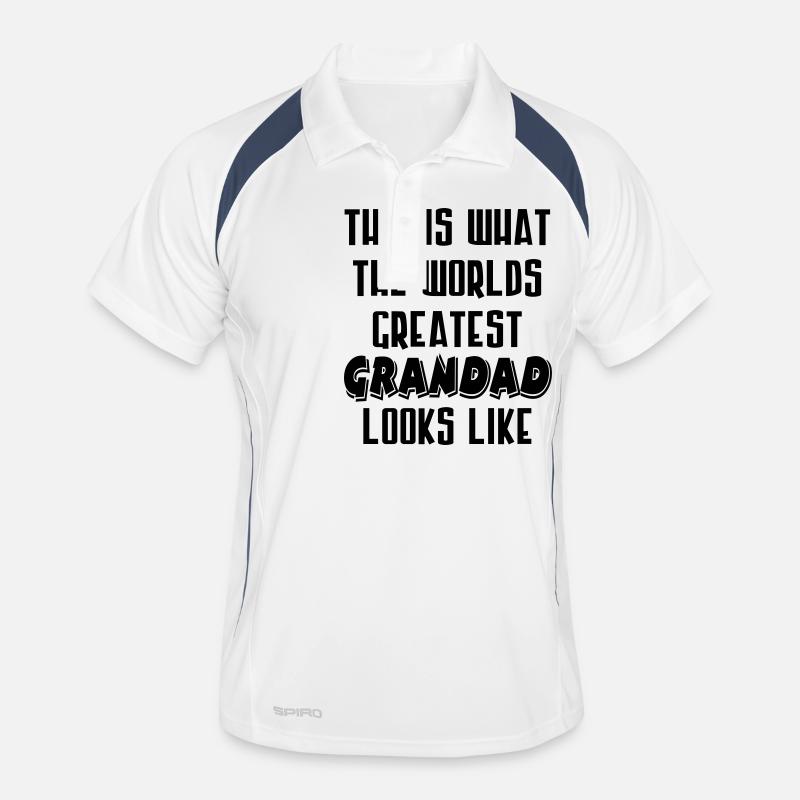 Worlds Greatest Opa Männer Polo atmungsaktiv