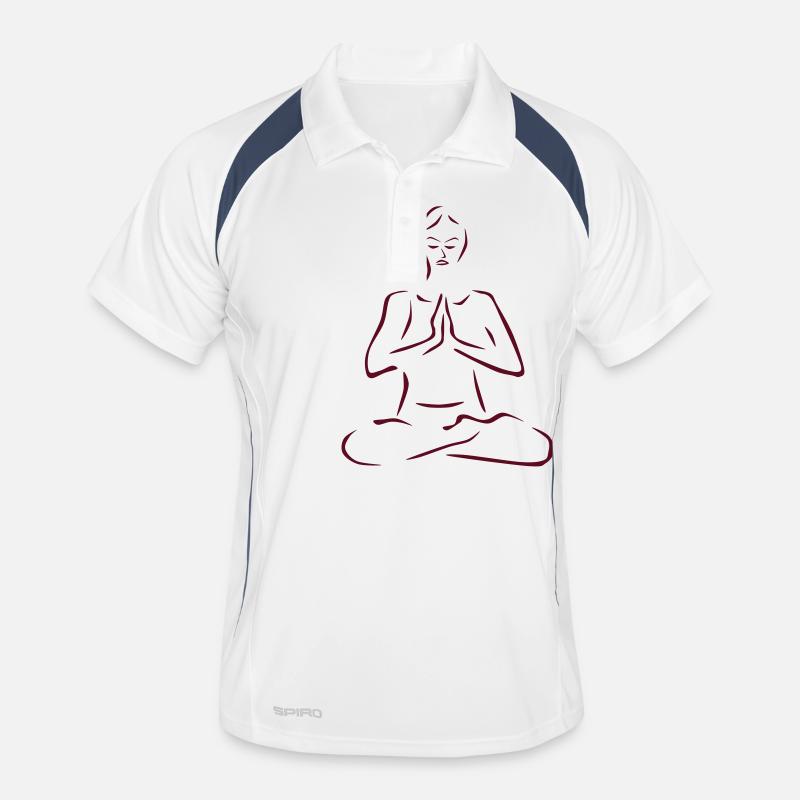 Meditation Männer Polo atmungsaktiv