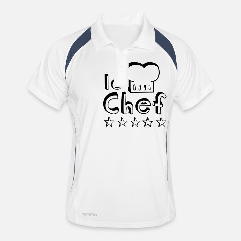 Le Chef Vater, Ehemann oder man Meister der Grill, Männer Polo atmungsaktiv