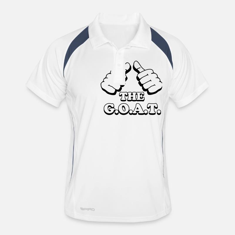 I´m the G.O.A.T. Männer Polo atmungsaktiv