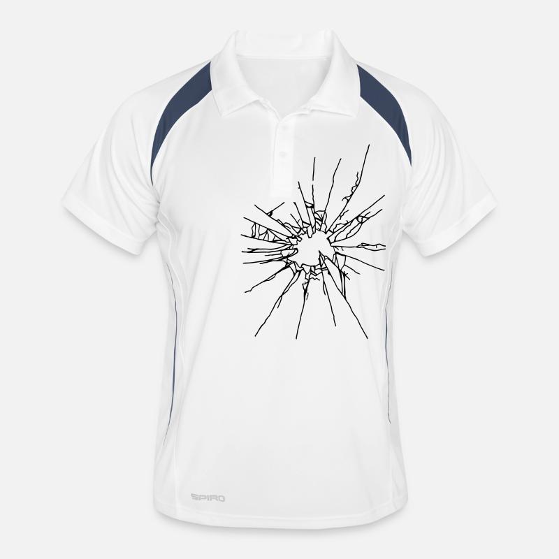verre cassé Polo respirant Homme