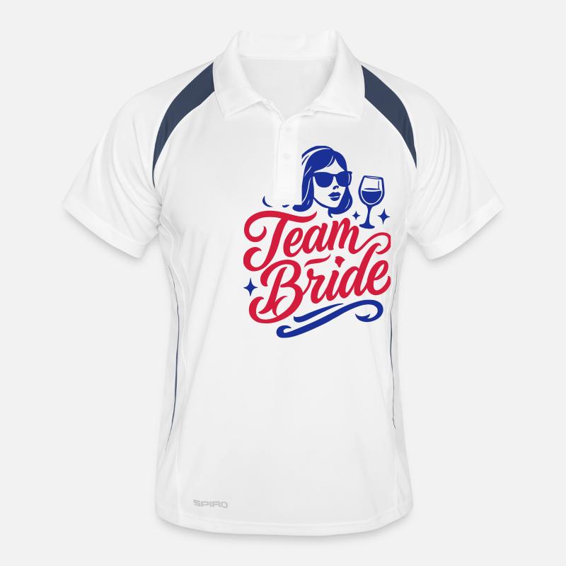Équipe mariée bachelorette Polo respirant Homme
