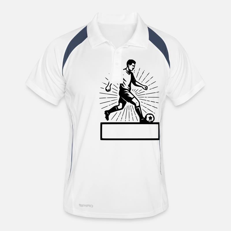 Footballer - Last name First name Men's Polo breathable