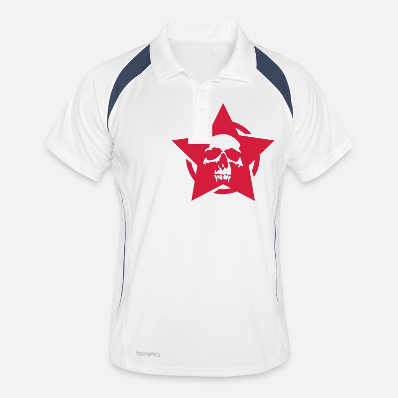 Skull Männer Polo atmungsaktiv