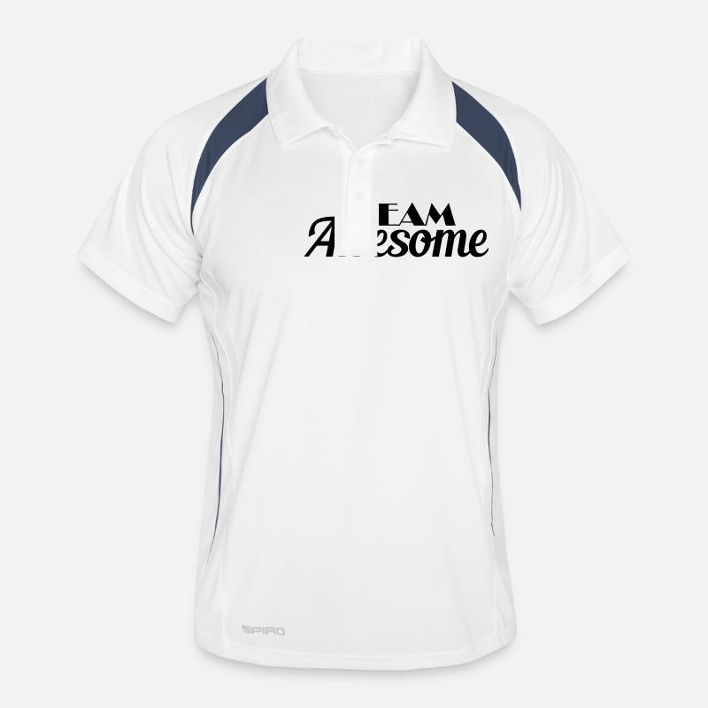 Team Awesome Men's Polo breathable