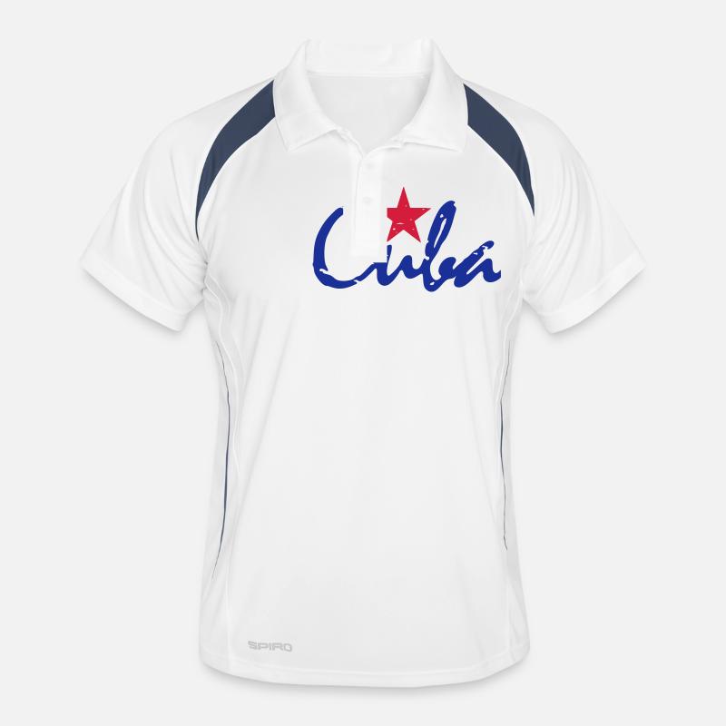 cuba_vec_2 fr Polo respirant Homme