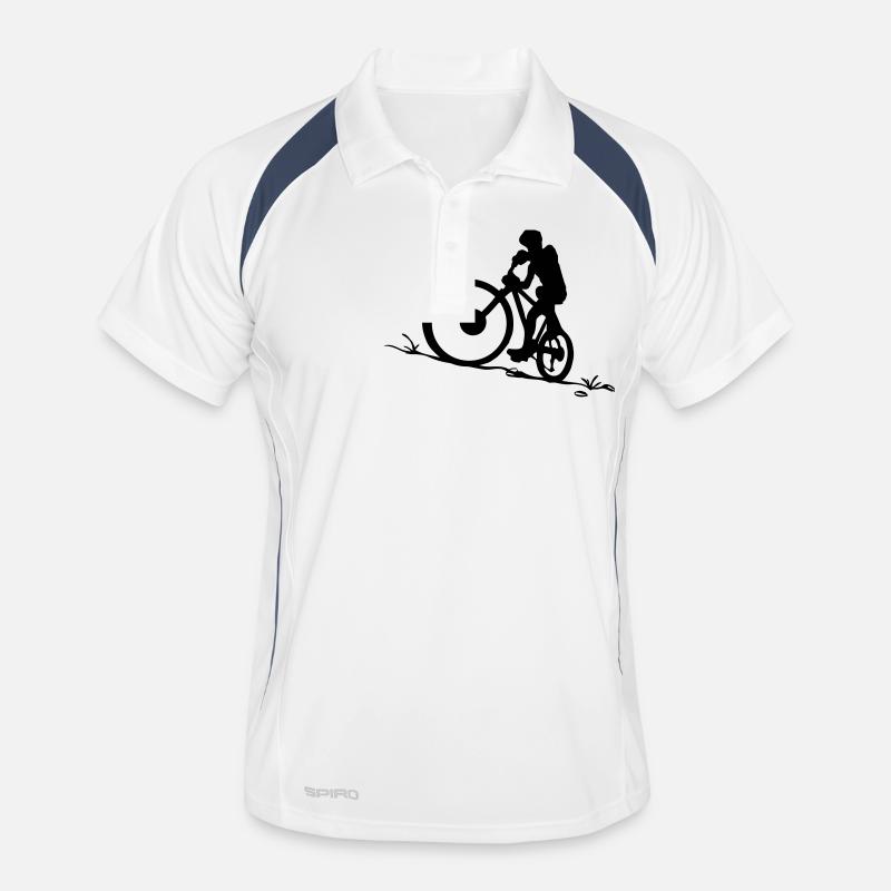 Mountainbike vector Men's Polo breathable