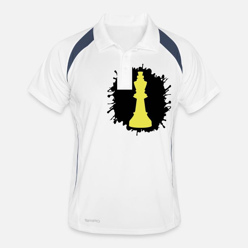 Splatter Chess King Men's Polo breathable