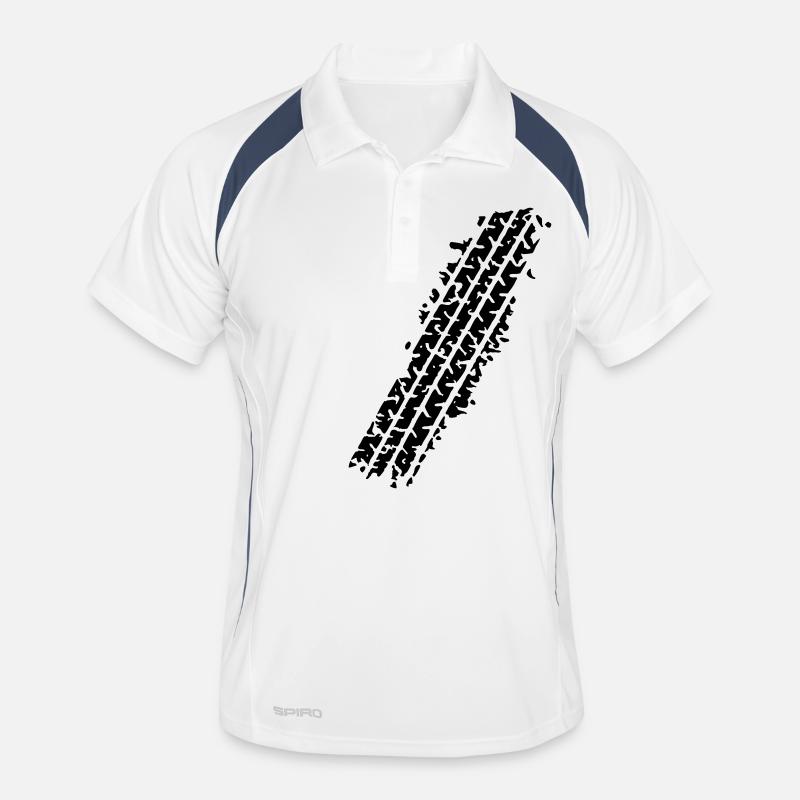 TYRE TRACK Men's Polo breathable