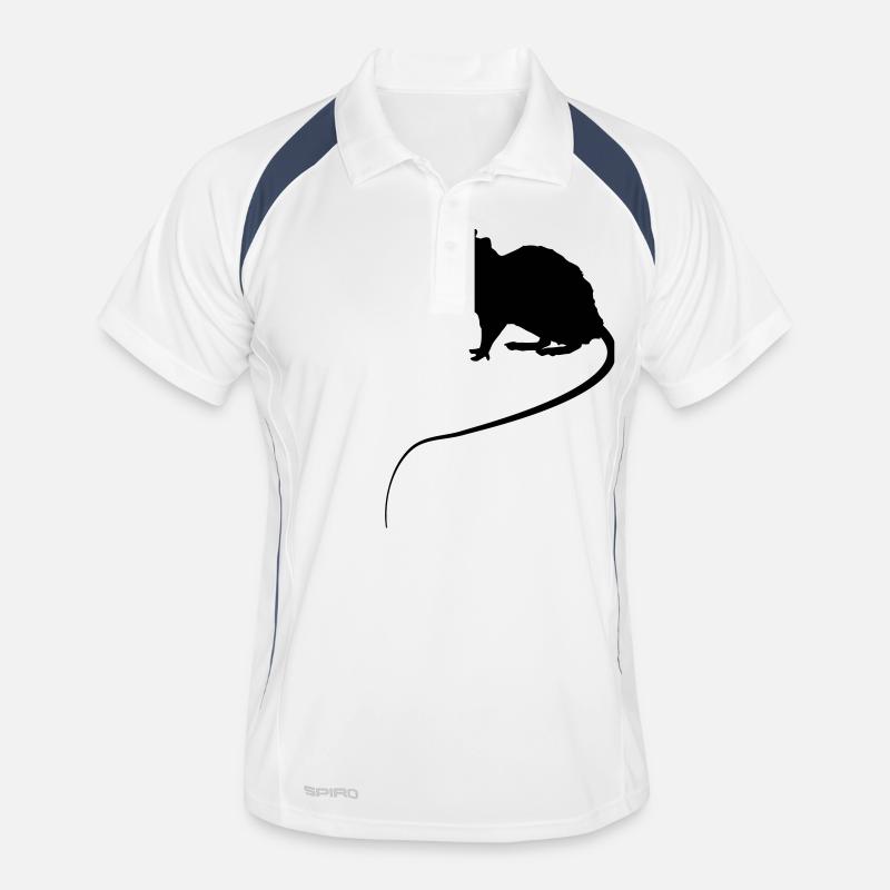Mouse Silhouette Männer Polo atmungsaktiv