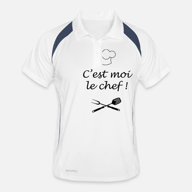 chef barbecue cuisinier Polo respirant Homme