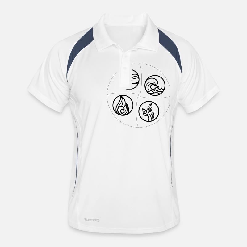 4 Elemente Männer Polo atmungsaktiv