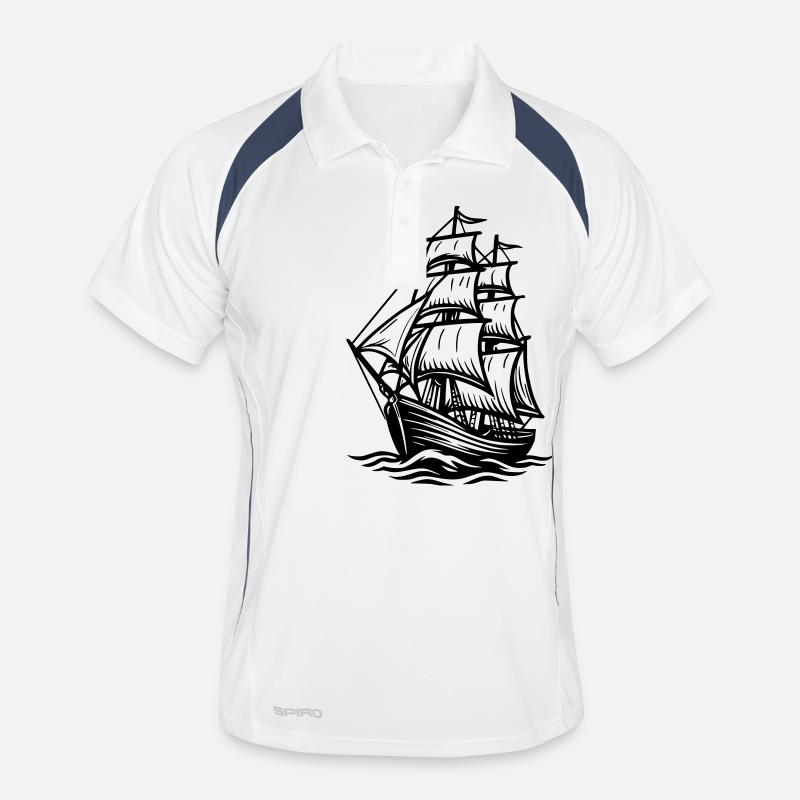 Sailing ship Men's Polo breathable