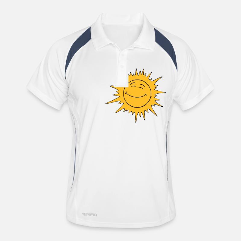 Smiley Sun Polo respirant Homme
