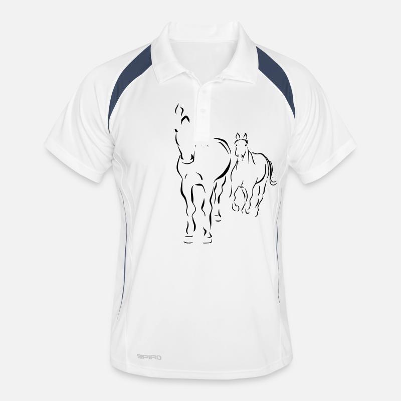 PFerde Männer Polo atmungsaktiv