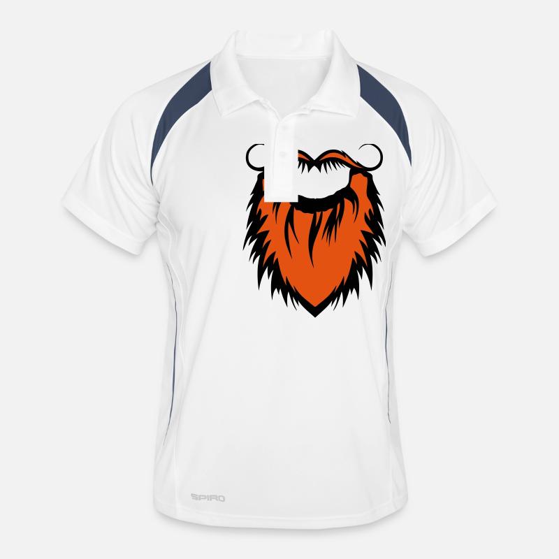 Bart und Schnurrbart 20122 Männer Polo atmungsaktiv