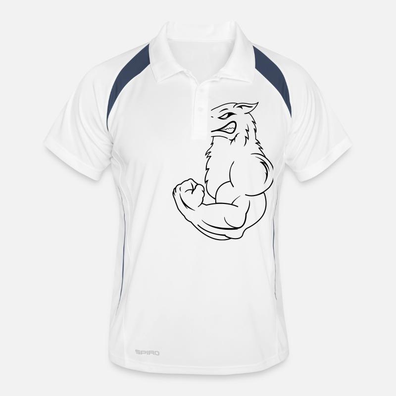 strong_wolf Men's Polo breathable
