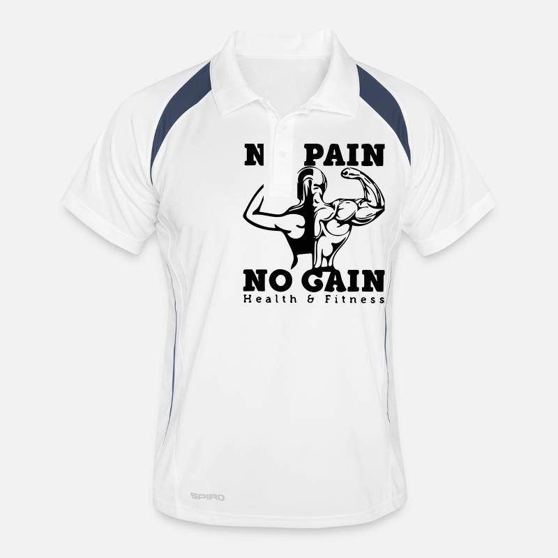 ohne Fleiß kein Preis Männer Polo atmungsaktiv